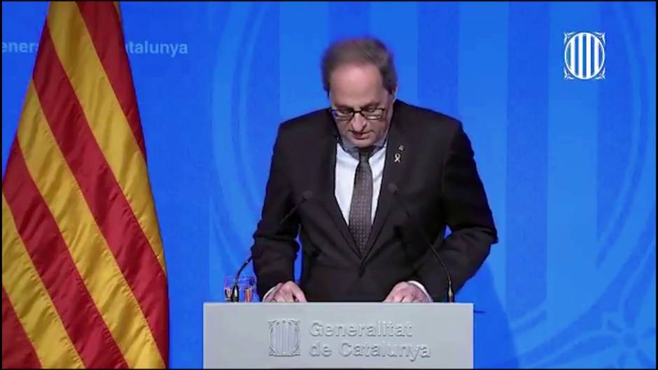 Torra anuncia el confinamiento de toda Cataluña