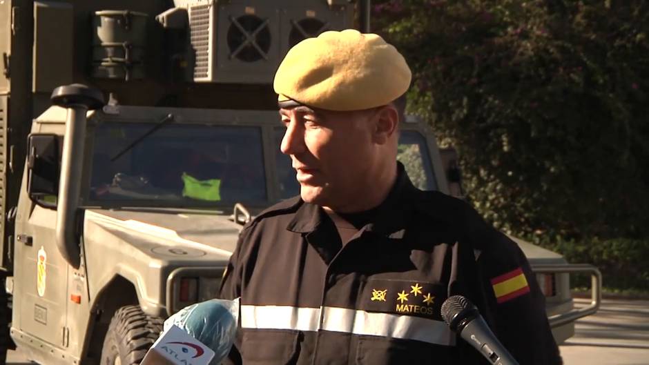 Un total de 110 militares de la UME trabajan desinfectando Sevilla