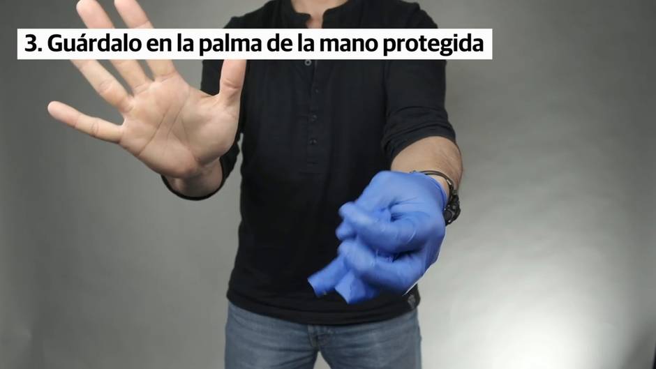 ¿Cómo debemos quitarnos los guantes?