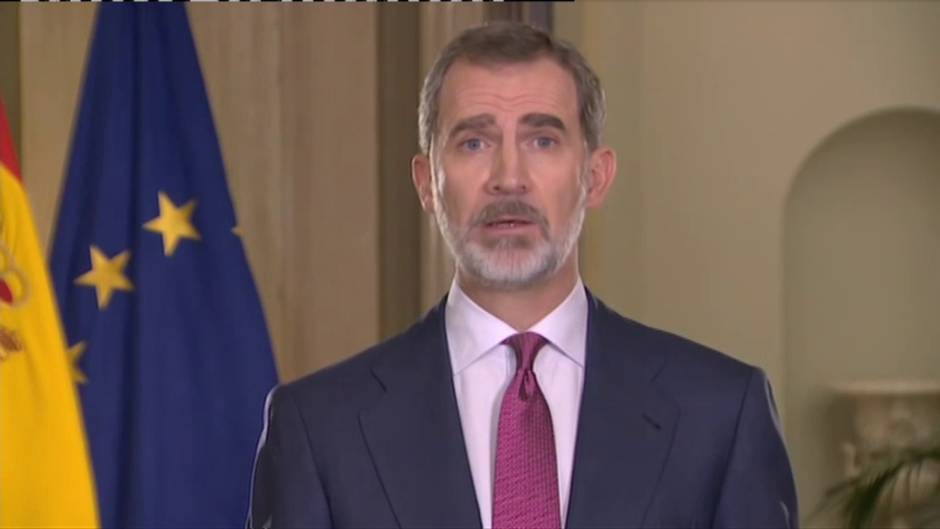 Felipe VI: "Es una crisis que estamos combatiendo y que vamos a vencer y superar"