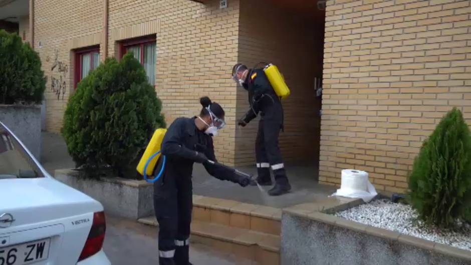 La UME ya ha desinfectado 13 prisiones y 750 residencias de ancianos