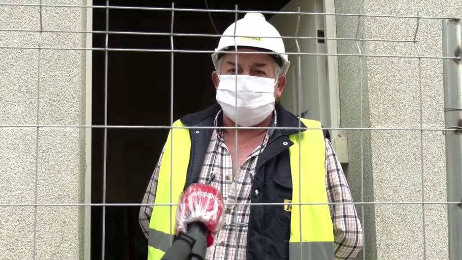 La construcción se paraliza tras el cese de actividades no esenciales