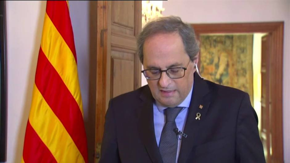 Torra se queja al Gobierno de la falta de test rápidos en Cataluña