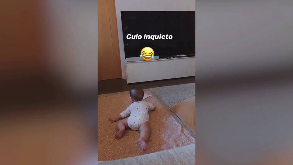 Laura Escanes muestra la energía que tiene su hija Roma