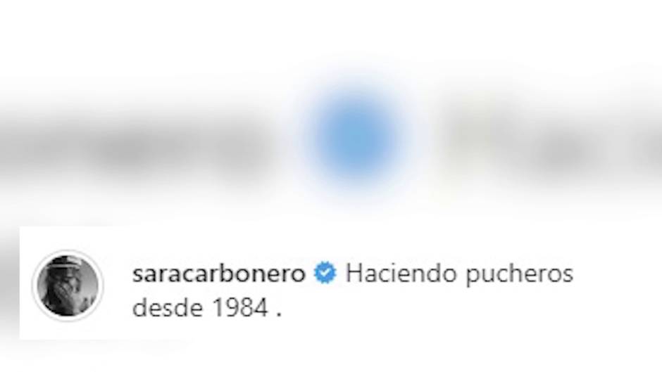 Sara Carbonero comparte una fotografía sobre su infancia