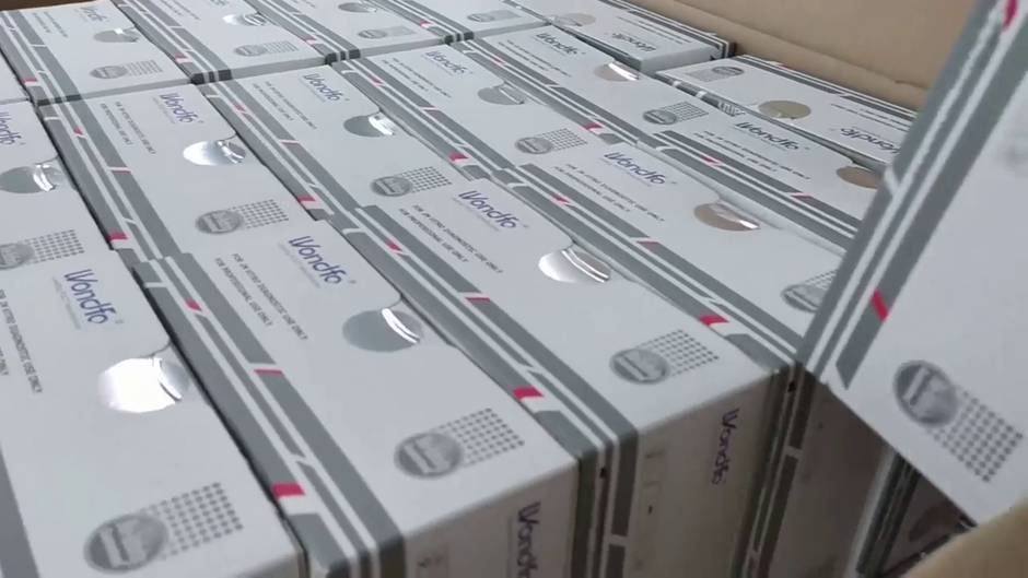 Distribuidos 750.000 test rápidos entre las CCAA