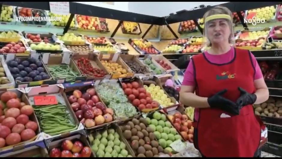 Campaña para fomentar la compra en el comercio de barrio en Sevilla