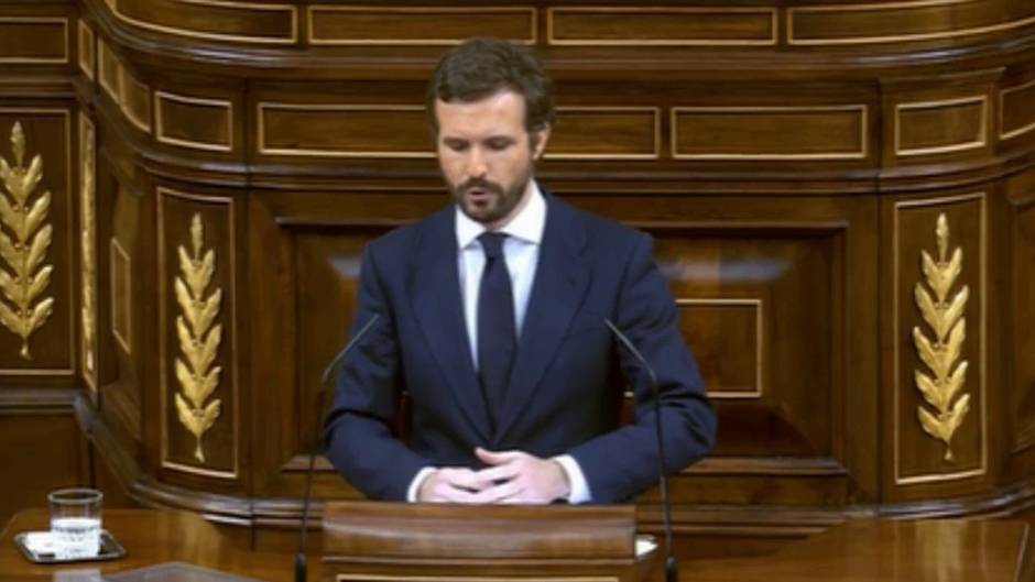 Casado anuncia la abstención del PP a la prórroga del estado de alarma