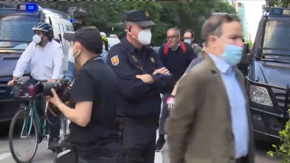 Culmina una semana de protestas contra el Gobierno en el madrileño barrio de Salamanca