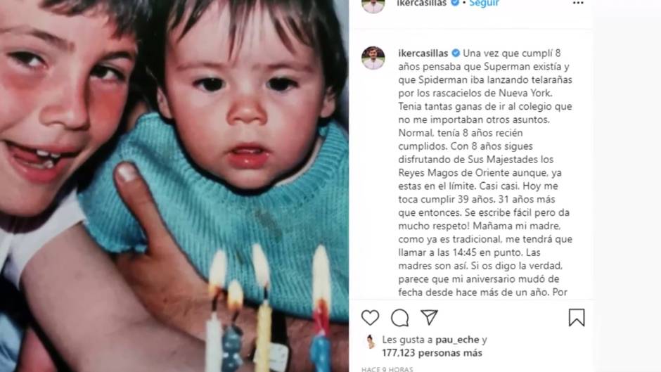 Iker Casillas celebra su 39 cumpleaños ¡Felicidades!