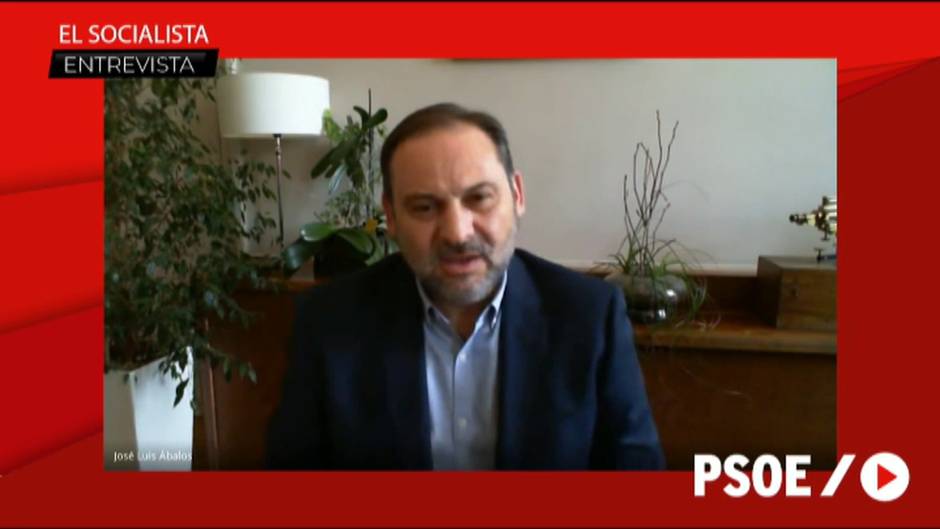 José Luis Ábalos: "Nos toca luchar contra dos virus, el de la COVID-19 y el virus del odio"