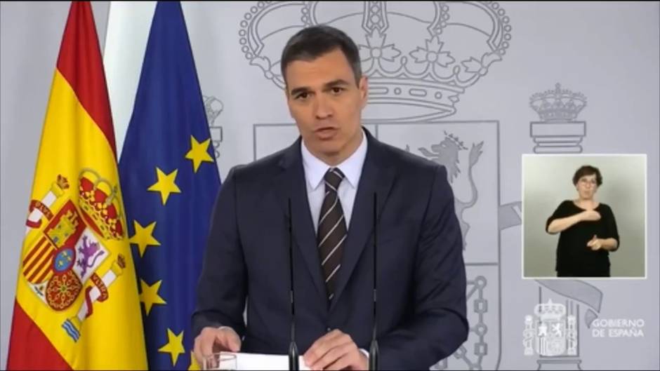 Pedro Sánchez: "A partir de la semana del 8 de junio volverá LaLiga"