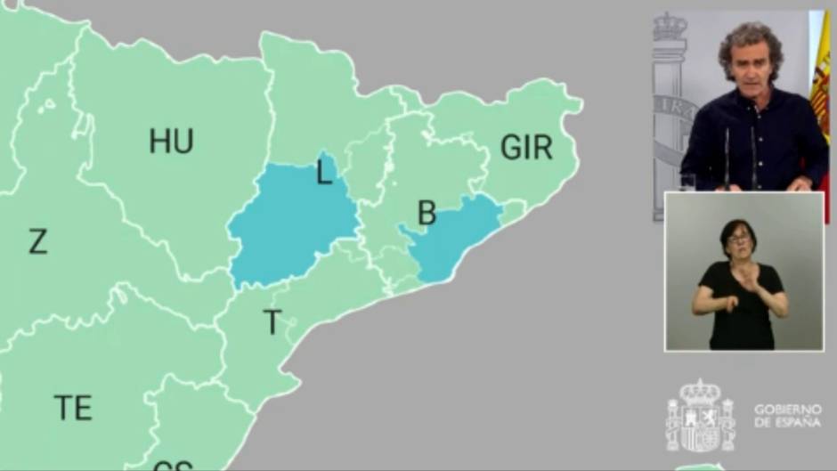 Estas son las zonas que pasan a fase 2 a partir del lunes