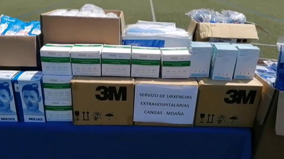Aspas dona material sanitario contra el COVID- 19