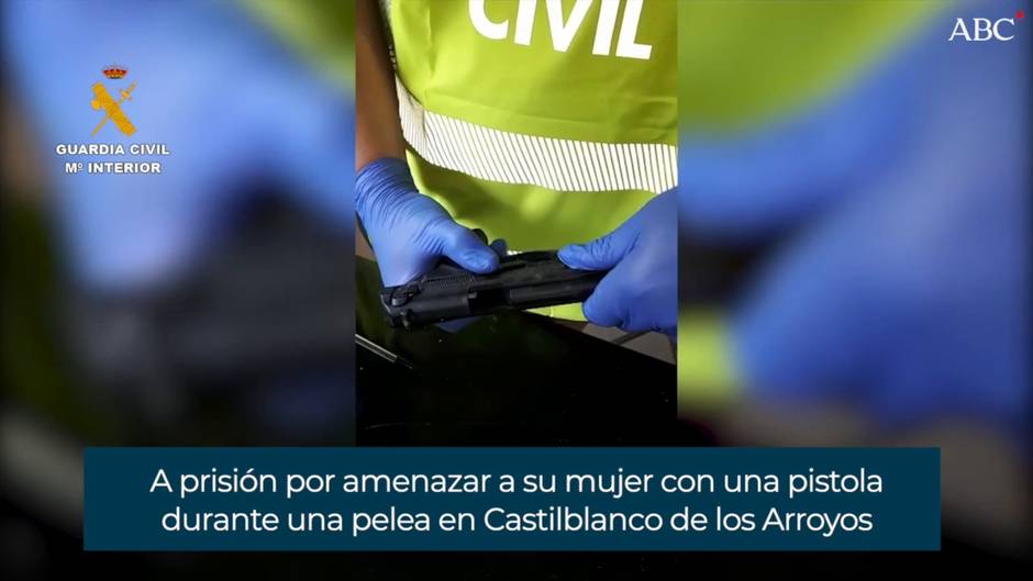 A prisión por amenazar a su mujer con una pistola durante una pelea en Castilblanco de los Arroyos