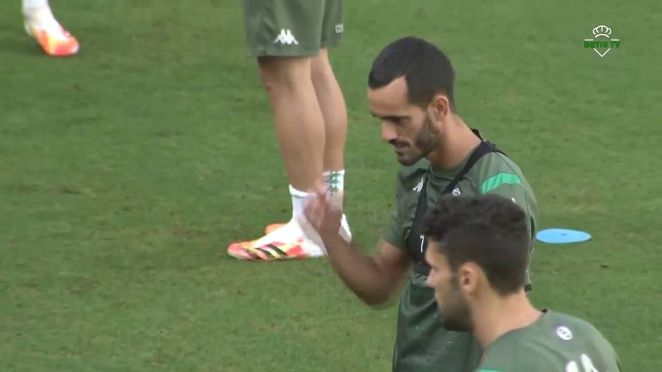 Entrenamiento del Betis del 5 de junio