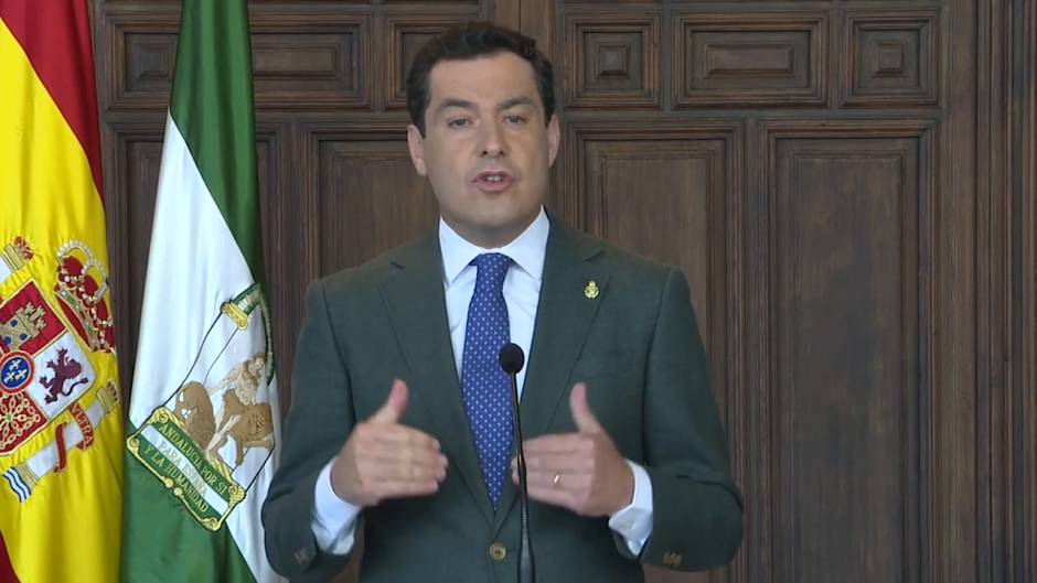 Moreno anuncia que se repartirán 7,5 millones de mascarillas gratis a mayores