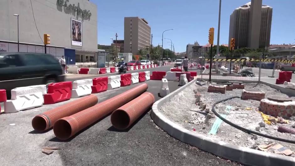 La Avenida de Andalucía, libre de las obras del metro en julio