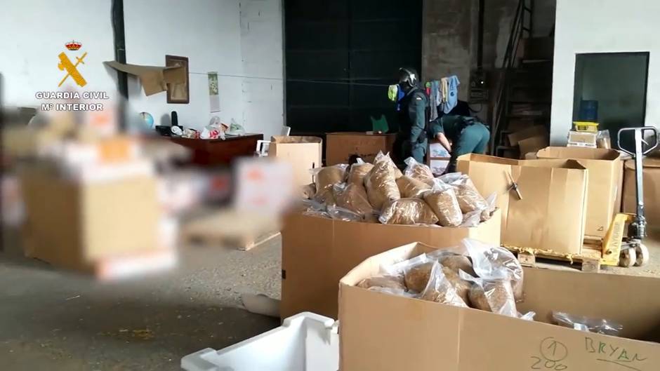 Guardia Civil interviene 34.800 kilos de tabaco de contrabando