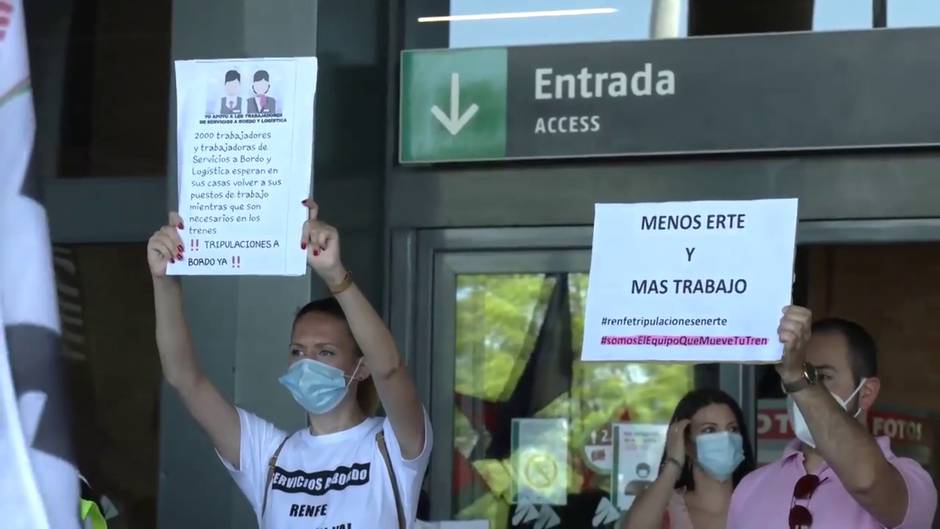 Sindicatos reivindican el regreso de trabajadores de Renfe