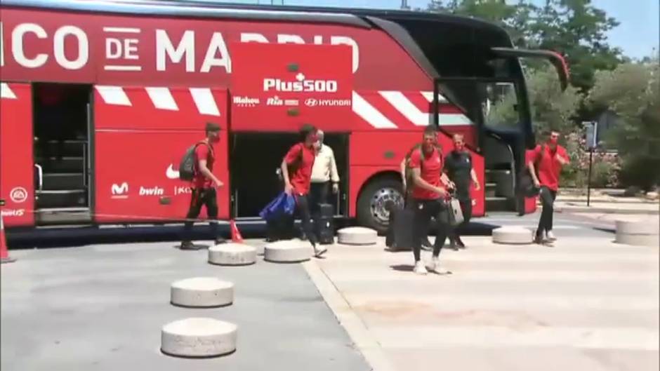 El Atlético se prepara para reestrenar el Metropolitano ante el Valladolid