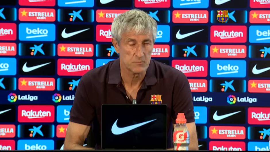 Setién sobre el Madrid: "Confío en que en algún momento se equivoquen"