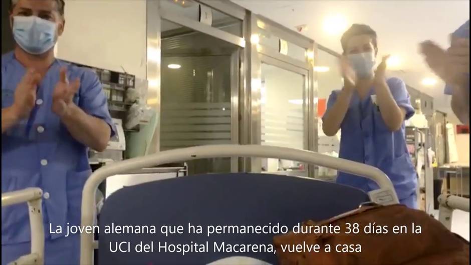 La historia de Luz, una estudiante alemana de 22 años que estuvo 35 días en la UCI