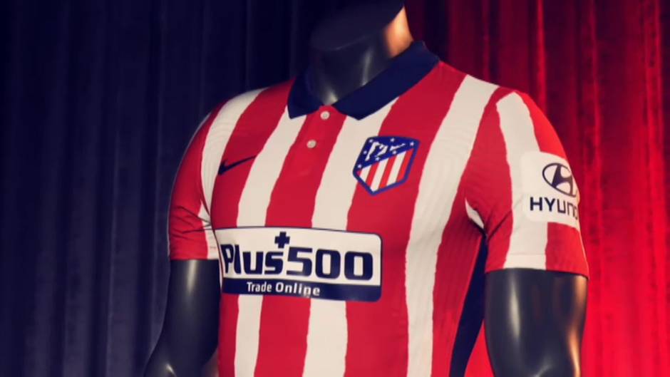 El Atlético de Madrid recupera el cuello clásico en sus camisetas