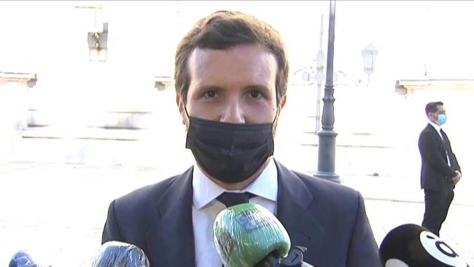 Casado: "Desde el PP defendemos al rey frente a los ataques de algunos ministros del Gobierno"