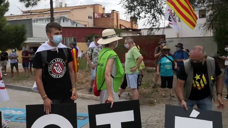 Origen de manifestación por la visita de los Reyes a Poblet, Tarragona