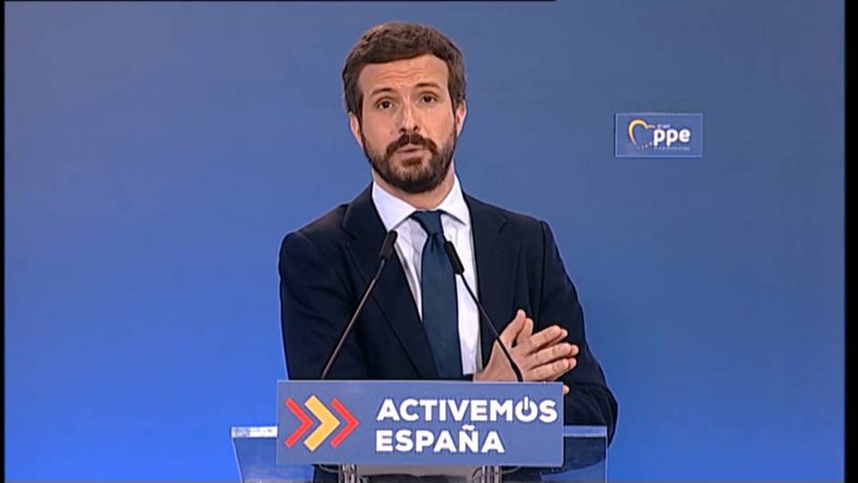 Casado celebra el "buen acuerdo" y dice que es "una enmienda" a Sánchez