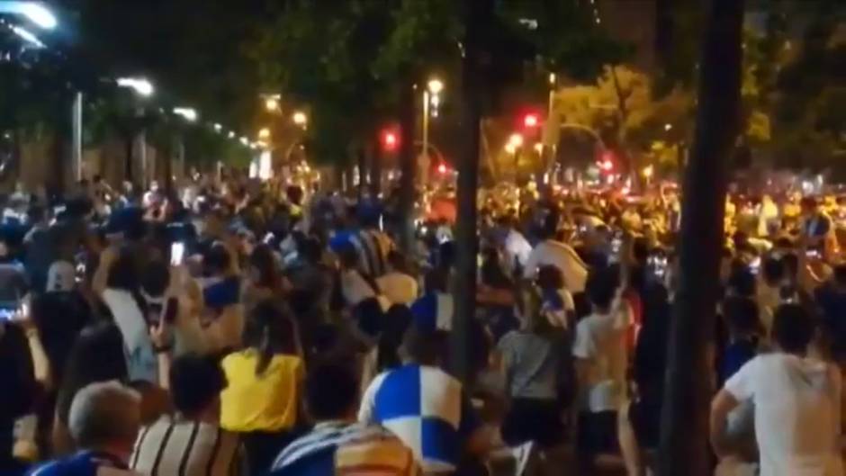 Imprudente celebración en Sabadell