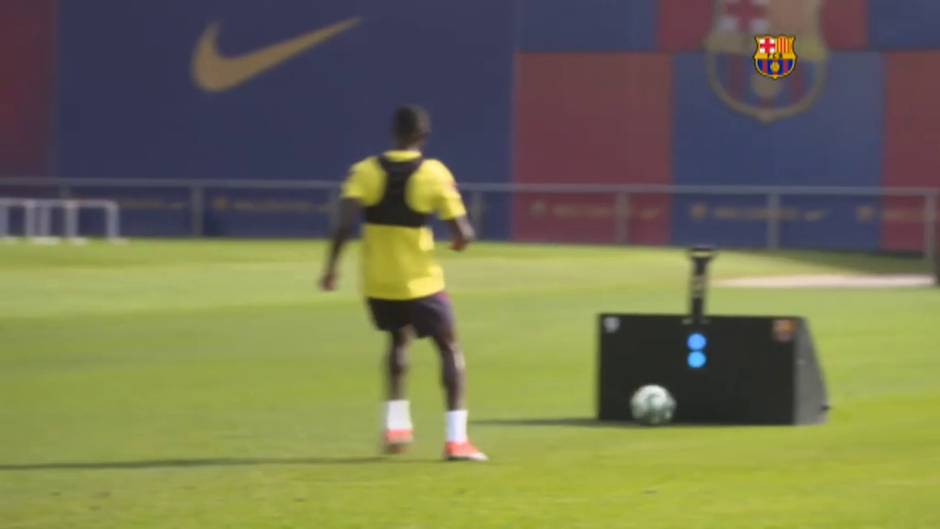 El FC Barcelona vuelve a los entrenamientos con Dembélé