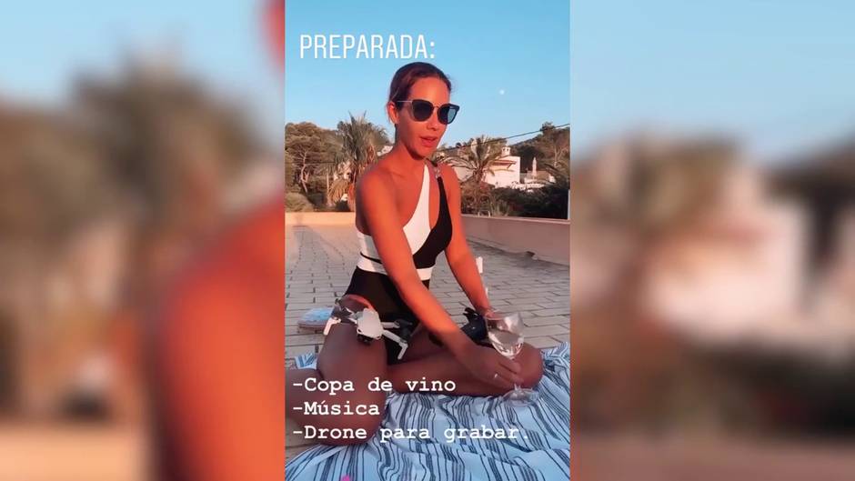 Tamara Gorro pone fin a sus vacaciones en Ibiza