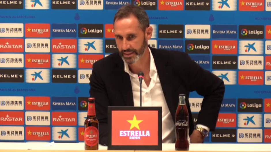 Vicente Moreno en su presentación: "El Espanyol tiene que estar en Primera División"