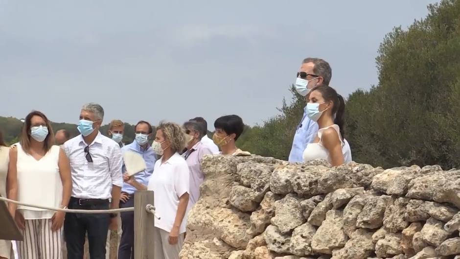 Felipe VI y Letizia protagonizan su primera visita a Menorca como Reyes