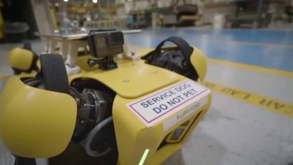 Así es 'Fluffy', el nuevo perro robot de Ford