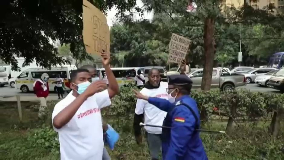 Protestas en Kenia ante la falta de recuros sanitarios