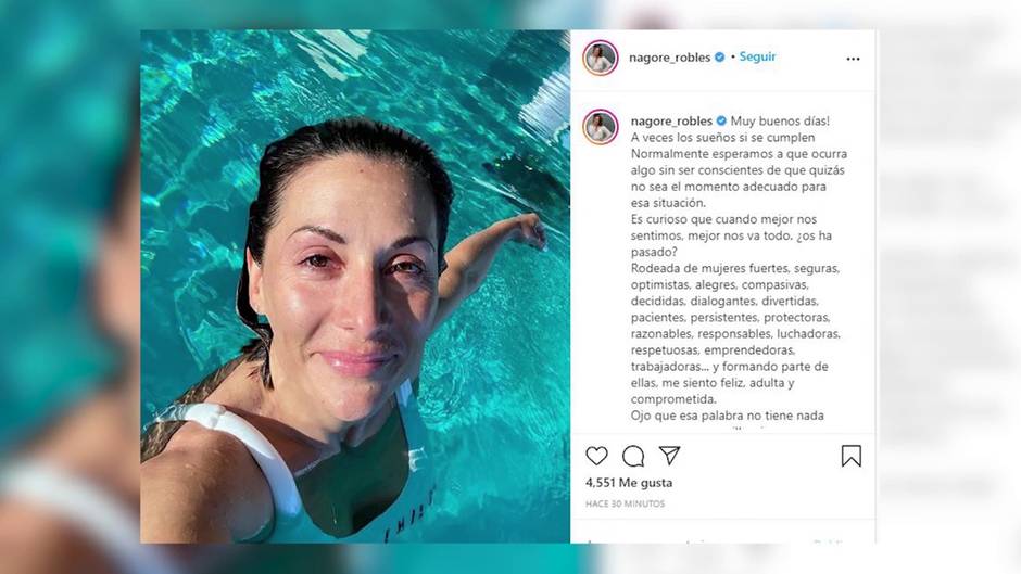 Nagore Roble, más sincera que nunca, reflexiona acerca de en quién se ha convertido