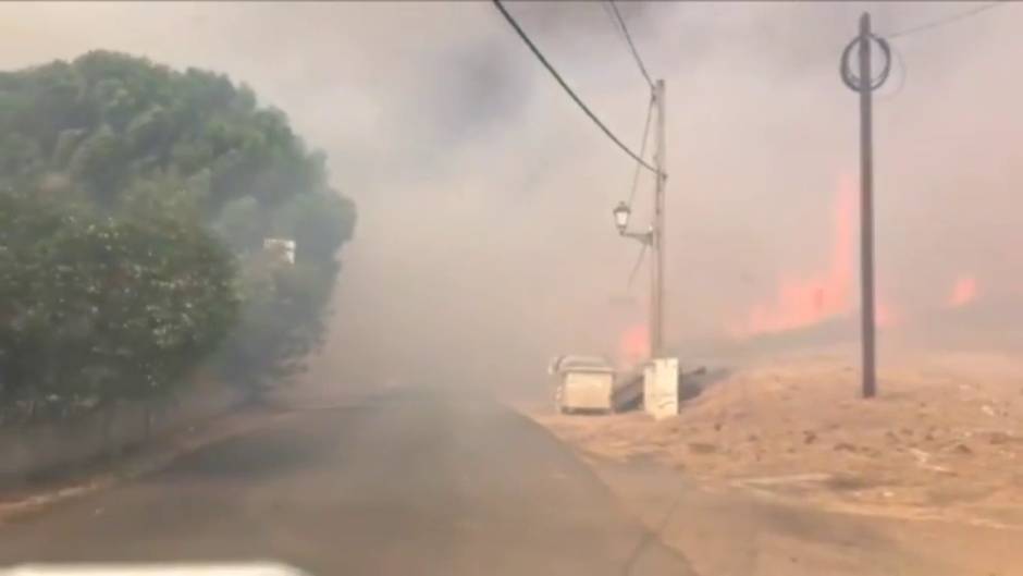 Está previsto que los3500 desalojados en el Incendio de Almonaster vuelvan a sus casas