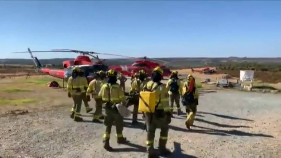 Estabilizado el incendio que durante cinco días ha arrasado la sierra de Aracena en Huelva