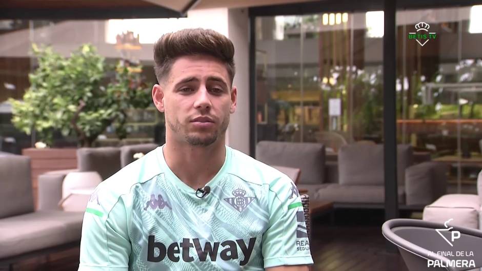 Álex Moreno, jugador del Betis, habla sobre la pretemporada con Pellegrini