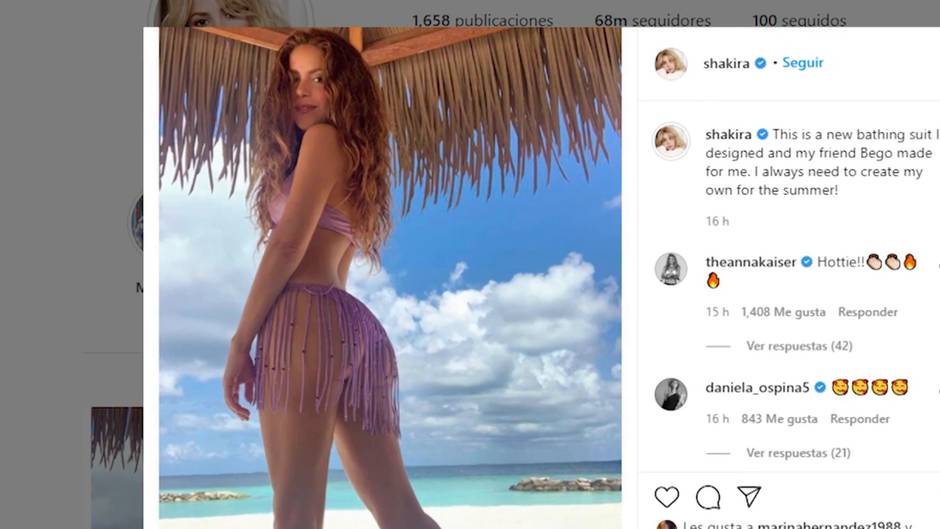 Shakira se despide del verano con un posado en bikini