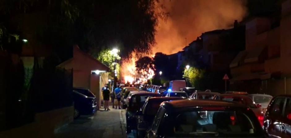 Incendio en Tomares