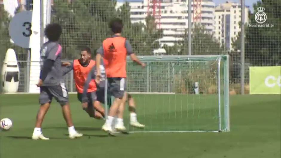 El Real Madrid vuelve a entrenar tras su victoria contra el Betis