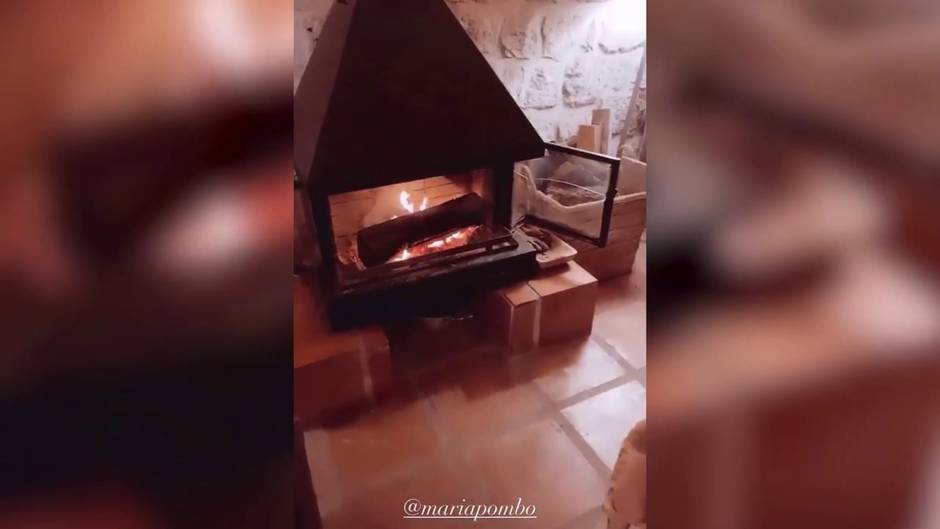 María Pombo pasa el fin de semana en el pueblo