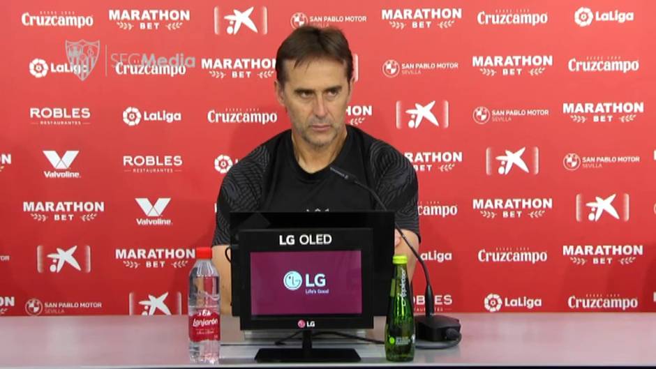 Lopetegui sobre fichajes: "Nos centramos en el Levante. El resto está bajo control de Monchi"