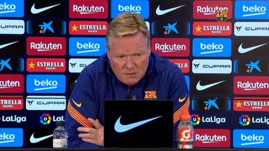 Koeman aclara la polémica con Griezmann: "El entrenador manda y el jugador tiene que sacar el máximo rendimiento"