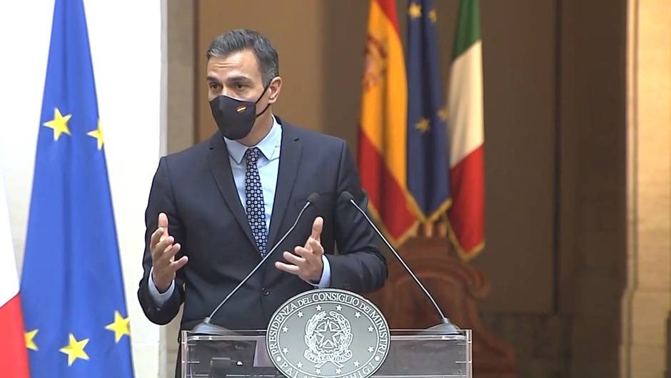 Pedro Sánchez se reúne con Giuseppe Conte en Roma