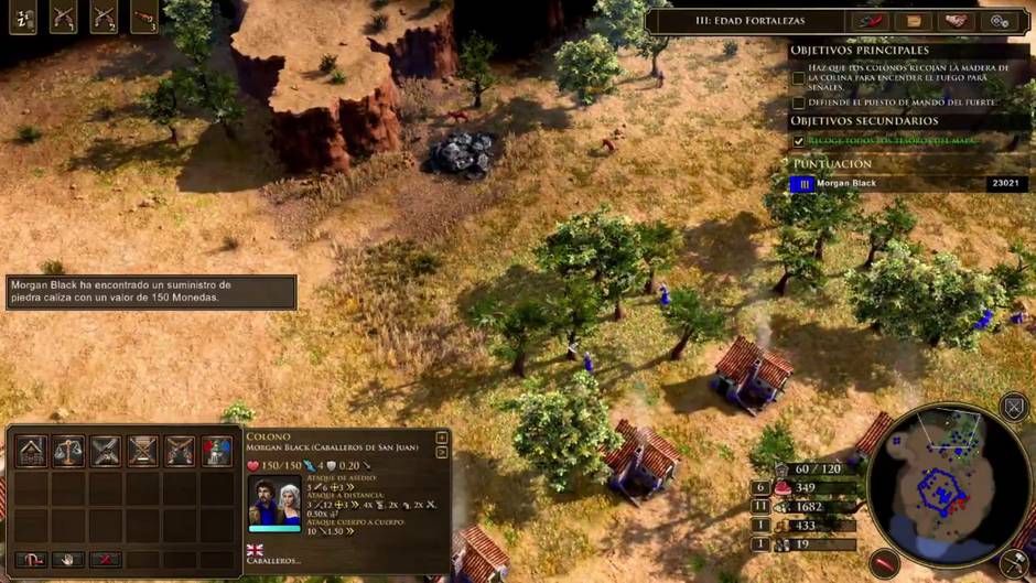 Gameplay del videojuego Age of Empire III